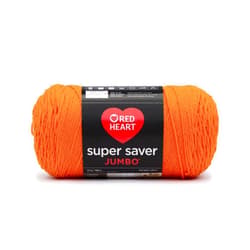 Red Heart Super Saver Jumbo Yarn, Pumpkin