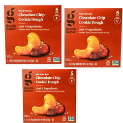 Generic Cookie Dough Nutrition Bars, Chocolate Chip Flavor, 5 X 3 Count, Good Goo Gone INCLUDED Assorted wooden pen With an inspiration Message