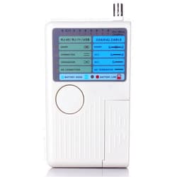 Optimal Shop 4 in 1 Network Cable Tester Multi Functional for RJ11 RJ45 USB BNC LAN Cable Wire Tester
