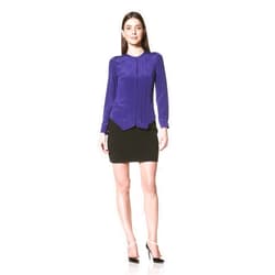 Derek Lam Women's Asymmetrical Hem Blouse