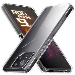 Foluu Slim Fit Case for Asus ROG Phone 9/9 Pro 2024, Hard PC Back & Soft TPU Bumper Protective Shockproof Scratch Resistant Case for Asus ROG Phone 9/9 Pro 2024 (Clear)