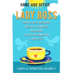 Paradox Press,Paradox Book Covers Formatting Lady Boss - Book Cover Designer Volume 2: Weekly Planner and Notes - Including Client Information and Job Lists (Office Notebooks & Journals)