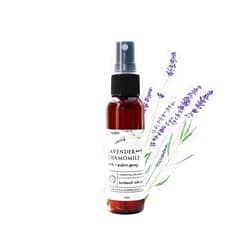 THE LITTLE FLOWER SOAP CO. EST. 2010 Linen and Pillow Spray - Lavender and Chamomile - 2 oz. Essential Oil Blend Natural Gifts For Women Travel Must Have Accessories and Stocking Stuffer Idea for Her