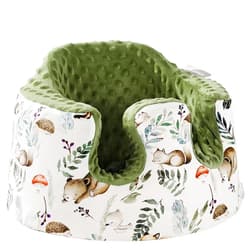 Mamatepe Seat Cover Compatible with Bumbo Seat,Breathable Baby Bumbo Seat Cover,Soft Bumbo Floor Seat Cover for Baby Girl Boy,Only Compatible with Bumbo Seat (Forest)