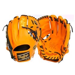 Rawlings Heart of The Hide Ready to Go 11.75 Inch Baseball Glove One-Piece Web Tan Black Right Hand Throw