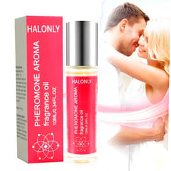 Halonly Roll-On Pheromone Perfume for Women, Long-Lasting Pheromone-Infused Essential Oil to Attract Men - 0.34 fl.oz (10mL)