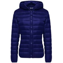 Wantdo Women's Hooded Packable Ultra Light Weight Short Down Jacket