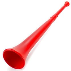 Pudgy Pedro's Plastic Vuvuzela Stadium Horn, 26-Inch