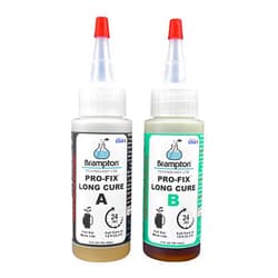 BRAMPTON TECHNOLOGY, LTD. Brampton PRO-FIX Long Cure Golf Epoxy - Full Set Work Life - Extra Strength - Golf Epoxy for All Golf Shafts, Golf Heads, Drivers, Putters, and Irons - Engineered for The Golf Industry (4oz Kit)