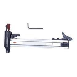 ViaGasaFamido Staple Gun Semi Automatic Manual Wire Slot Nailing Aluminum Alloy Steel Nail Gun with Wrench for Carpentry Woods Crafts Decoration DIY Furniture