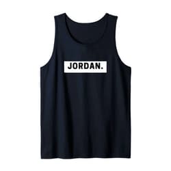 Words Shirts Co20 Jordan Tank Top