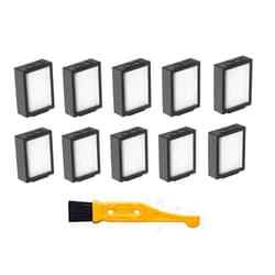 BESTCLEAN 10 Pack Replacement Filter Spare Parts Compatible for Roomba Vacuum Cleaners i7 7150 i7+ 7550/i7 i6 i8 Plus E5 5134 E6 6198 E7 i3 i3+ i4 3150 3550