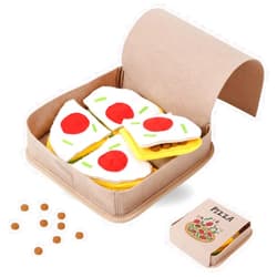 Jewelry by Hao American Brand | Interactive Dog Puzzle Toy | Anti-Boredom & Mental Stimulation | Snuffle Mat for Dogs | Slow Feeding & Enrichment Game | Small, Medium, Large Dogs | Pizza or Bowling (Pizza)