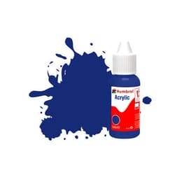 Humbrol Acrylic Paint Dropper Bottle Color No. 15 Midnight Blue Gloss 14ml DB0015