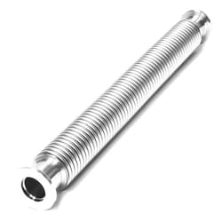 HuaHong Kf25 Bellows Kf25 Bellows Hose Uses 304 Stainless Steel for Corrosion Resistance High Flexibility Good Sealing Tube Length 800 mm/31.49 inch