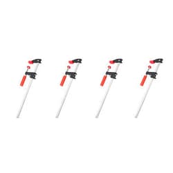 Bessey GSCC2.524 2.5-Inch x 24-Inch Economy Clutch Style Bar Clamp (Pack of 4)