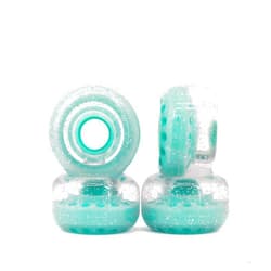 BTFL Outdoor Roller Skate Wheels – 38mm x 62mm 80A (light pink, 4) | Flow Recreational Roller Skate Wheels for Park Ramps Street Bowls Outdoor Quad Skating