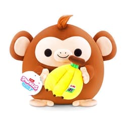 Snackles Series 2 Monkey & Dole 16 Inch Plush by ZURU, Ultra Soft Plush, Collectible Plush with Real Licensed Brands, Stuffed Animal, Giftable