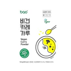 HELLO KFOOD Baofood 100% Dodam Rice Gluten-free Vegan Fiber CURRY POWDER (1EA / 3.52oz) - No Additive, Non-spicy, All-Natural, Healthy Food for Everyone (Curry)