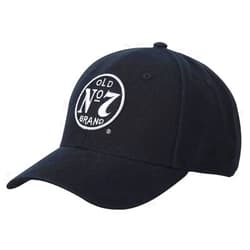 Jack Daniel's Jack Daniels Unisex Daniel's No.7 Embroidered Ball Cap Black One Size
