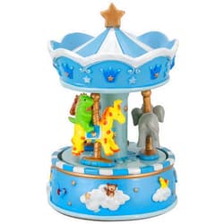 Northlight Children's Rotating Sleepy Time Musical Carousel, 6.5
