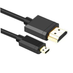 FUJIAXUN Micro HDMI to HDMI 2.1 8K Cable 6FT, Ultra High Speed 8K@60Hz 4K@120Hz 48Gbps HDMI Cord Compatible with Digital Cameras, Camcorders, Tablets (6)