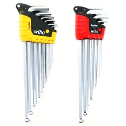 Wiha 66992 MagicRing Ball End Hex L-Key Set In Holders, 22 Piece