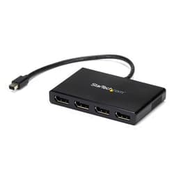 StarTech.com 4-Port Multi Monitor Adapter - Mini DisplayPort to DisplayPort MST Hub - 4x 1080p - Video Splitter for Extended Desktop Mode on Windows PCs Only - mDP to Quad DP Monitors (MSTMDP124DP)