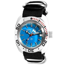 VOSTOK | Scuba Dude Amphibian Automatic Self-Winding Russian Diver Wrist Watch | WR 200m | Fashion | Business | Casual Men's Watches | Model 710059