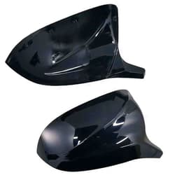 YEDROPWD Black Rearview Mirror Cover X3M Look Rearview Mirror Cover, for BMW X3 G01 X4 G02 X5 G05 X6 G06 X7 G07 2018 2019 2020 M Style