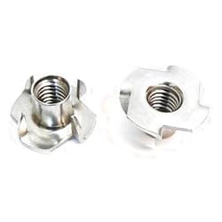 Escape Climbing Four Pronged Zinc T-Nut | Durable Steel Hardware for Rock Climbing Holds | Easy Install (500)