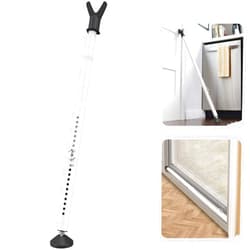 YeYeBest Sliding Door Security Bar & Door/Window Lock Security Door 1 Pack Stop Home Security Bar 28-45Inch Door Jam Adjustable from Inside for Apartment Bedroom Bottom of Door Heavy Duty Interior