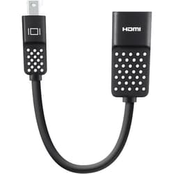 Belkin Mini Displayport To HDMI Adapter - Compatible With 4k Monitors - HDMI to Displayport Adapter - DP to HDMI Adapter - Connect TV & Monitors to MacBook Pro, MacBook Air, Surface Pro & More