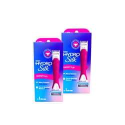 Schick Womens Hydro Silk TrimStyle Razor Bikini Trimmer (Pack of 2)
