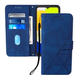 Asdsinfor for Motorola Edge 50 Pro Case, Moto Edge 50 Pro PU Leather Wallet Case Credit Cards Holder Kickstand Shockproof Flip Magnetic Cover for Motorola Edge 50 Pro Blue YBS