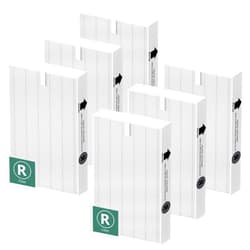 Funmit Air Purifier HEPA Filter R Replacement for Honeywell Air Purifier HPA100/200/300 and 5000 Series, Funmit 6 Pack True HEPA Filter Compatible with Honeywell R Filter (HRF-R3 & HRF-R2 & HRF-R1)