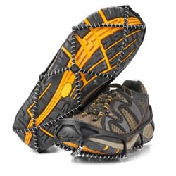 Yaktrax Walk Traction Cleats - 360-Degree Grip on Snow, Ice, & Multi-terrain Surfaces - Elastic Outer Band w/ Easy-On/Off Heel Tab & 1.2mm Zinc-coated Steel Coils - Abrasion & Rust Resistant - Unisex