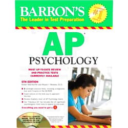 Robert McEntarffer Ph.D.,Allyson J. Weseley Ed.D. Barron's AP Psychology with CD-ROM (Barron's Study Guides)