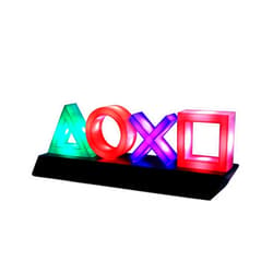 Paladone Playstation Controller Icons Light with 3 Light Modes - Sound Reactive, Dynamic Phasing, and Standard Mode - Gaming Desk Accessories and Game Room Decor