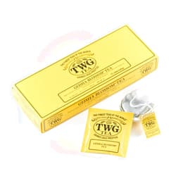 TWG Tea | Geisha Blossom Tea | Green Tea | Passionfruit & Marigold Petals | 15 Hand Sewn Cotton Tea Bags | Gift Set