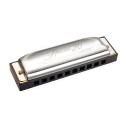 Hohner Special 20 Diatonic Harmonica, C-major - Professional, Responsive Reeds, Injection Molded Plastic Comb with Projecting Mouthpiece