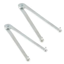TorSor 2 Pack Angle Grinder Pin Wrench Universal Adjustable Angle Grinder Replacement Wrenches Locknut Spanner for Bosch Makita Milwaukee DongCheng Dewalt Angle Grinders Outer Flange Nut Lock Nuts