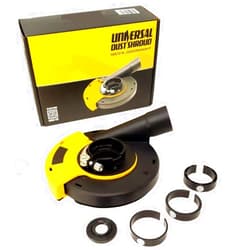 QuickT GDS701K Universal Surface Grinding Angle Grinder Dust Shroud 5 Inch - Dust Cover Collector with Vacuum Attachment for Angle Hand Grinders