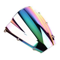 AYDCMC CBR600RR Motorcycle Windshield Windscreen Scratch Resistant Wind Screen Compatible with Honda CBR600 RR 2003 2004 CBR 600 RR 03 04 F5 Deflector(Deep-Iridium)