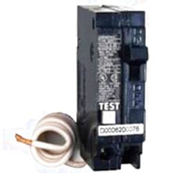 GE THQL1120GFT Plug-in Mount Type THQL Feeder Self-Test Ground Fault Circuit Breaker 1-Pole 20 Amp 120 Volt AC, Color