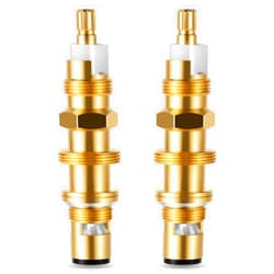 UCDETD 910-030 Ceramic Disc Cartridge Replacement, Compatible with Price/Pfister Shower and Faucet Stem, Shower Valve Cartridge for Tub and Shower Faucet, Brass Construction(2 Pack)