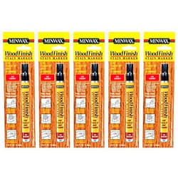 Minwax 63486000 Wood Finish Stain Marker, Cherry 5 Pack