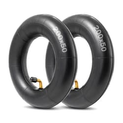 AZIEMARS 2 Pack 200X50 Inner Tubes Electric Scooter Tire Tube Compatible with Razor E100, E150, E200, Power Core E100, Dune Buggy, ePunk, Crazy Cart, PowerRider 360, eSpark