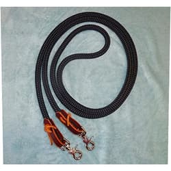 Big Sky Tack and Snacks Horse Tree Line Rope Loop Rein Roping Rein 7' 8' 9' 10' White or Black