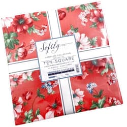Robert Kaufman Debbie Beaves Flowerhouse Softly Ten Square 42 10-inch Squares Layer Cake Robert Kaufman TEN-1231-42